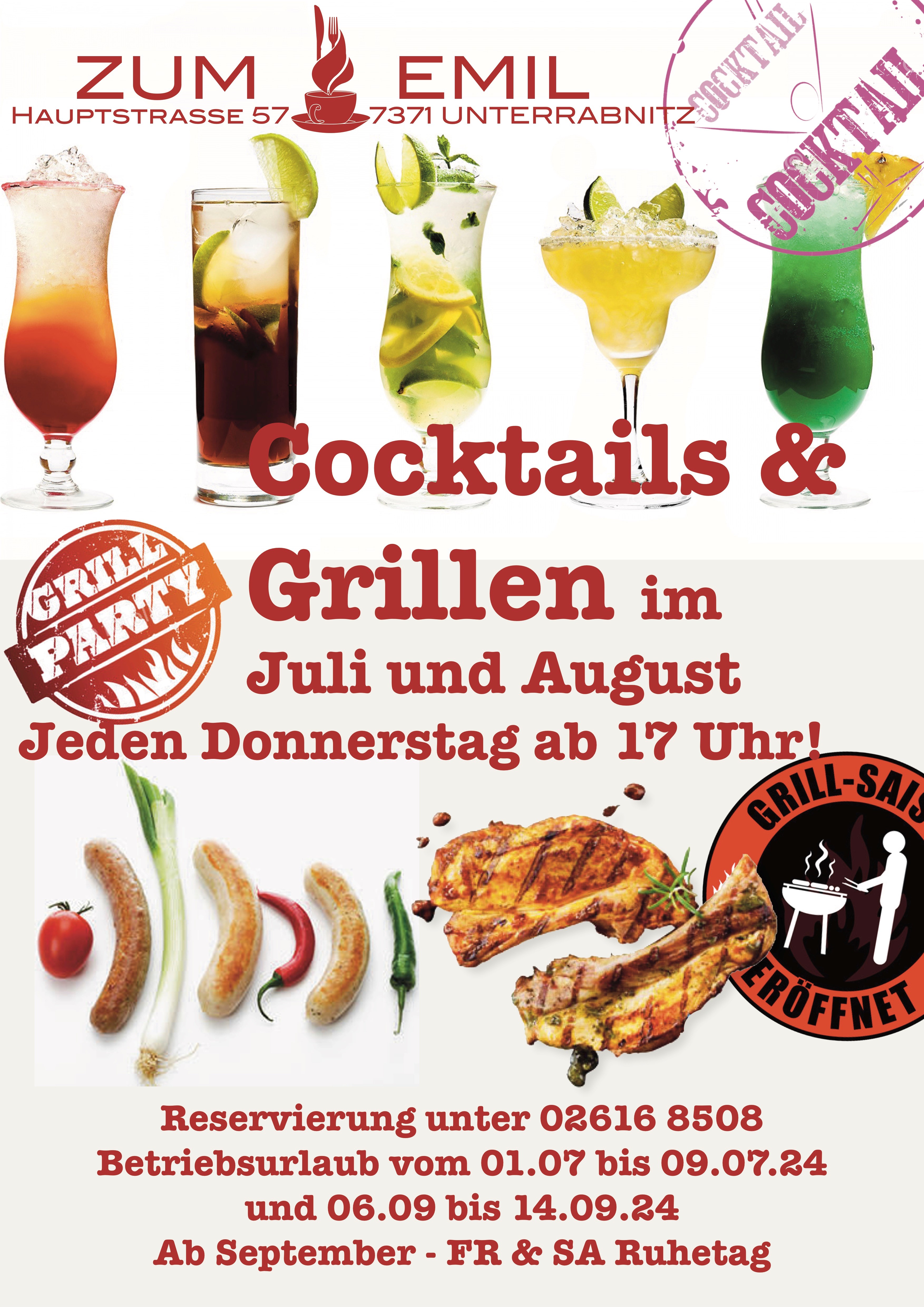Cocktails & Grillen